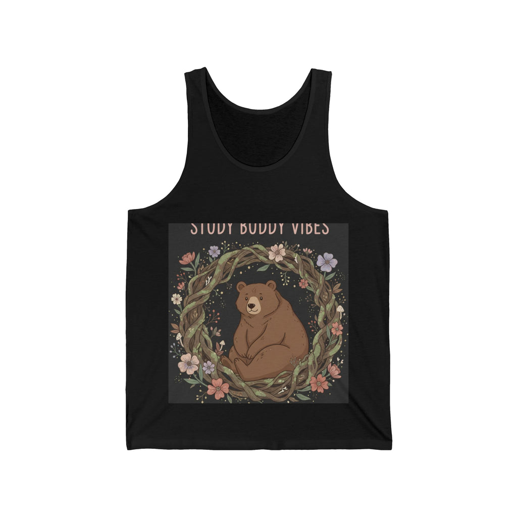 Bear Tank Top – Study Buddy Vibes