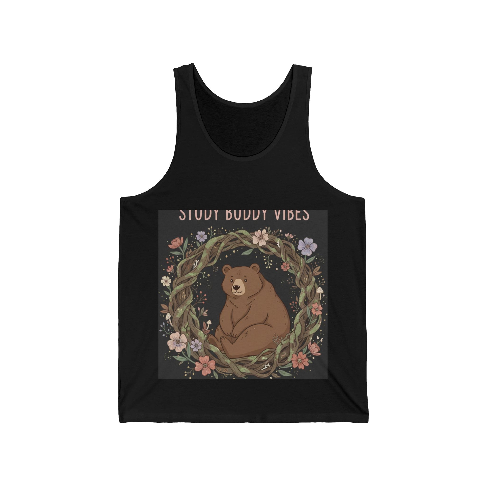 Bear Tank Top – Study Buddy Vibes