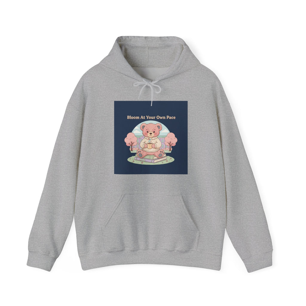 Bear Hoodie – Bloom at Your Own Pace
