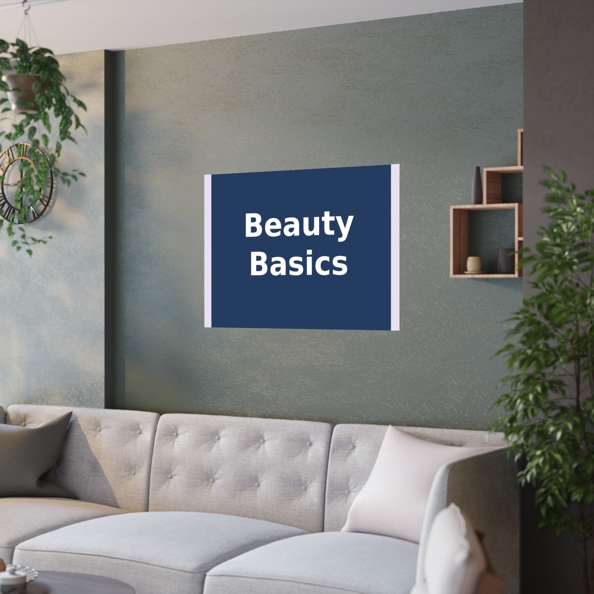 "Beauty Basics" Black Cat Poster | College Girl Gift | Fashion | KayKay Classics