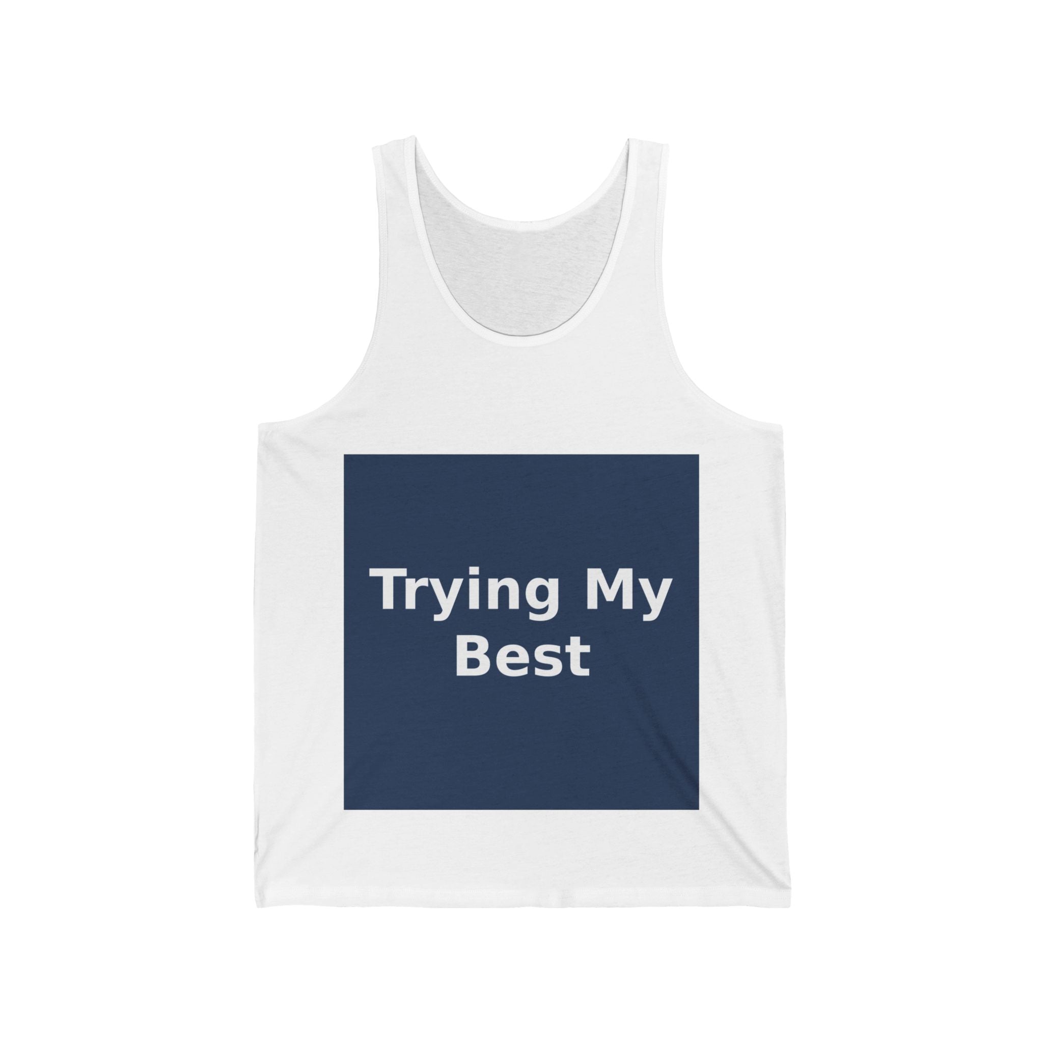 "Trying My Best" Black Cat Tank Top | College Girl Gift | Fashion | KayKay Classics