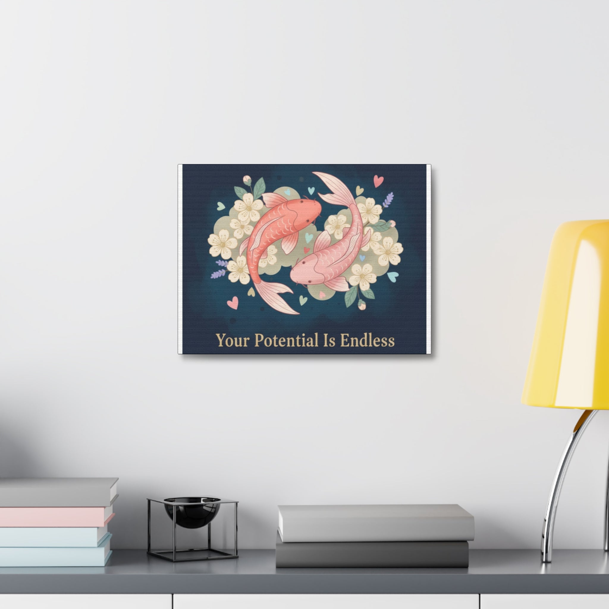 Koi Canvas Print – Your Potential is Endless