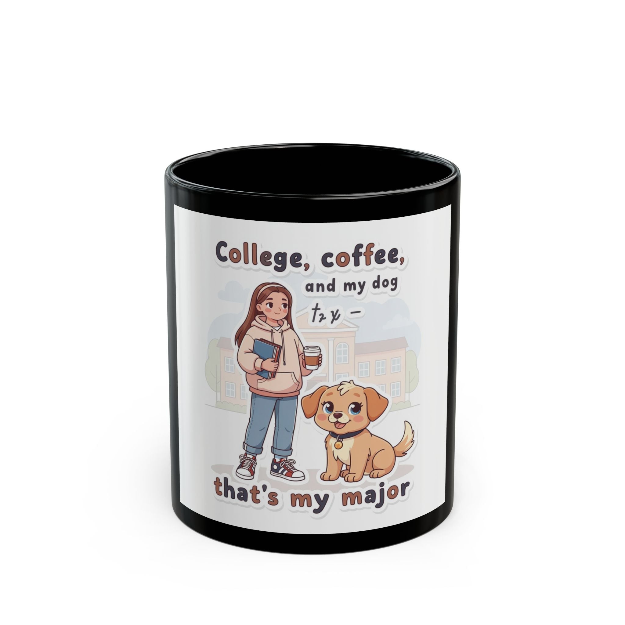 Dog Black Mug 11oz