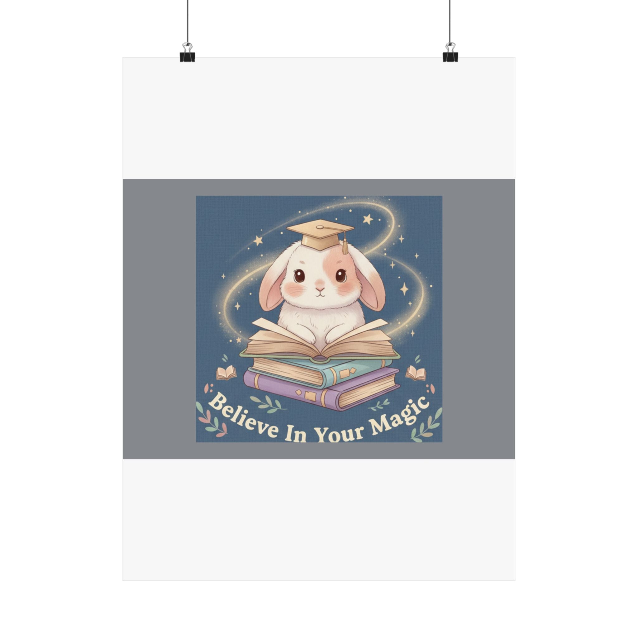 Bunny Poster – Believe in Your Magic