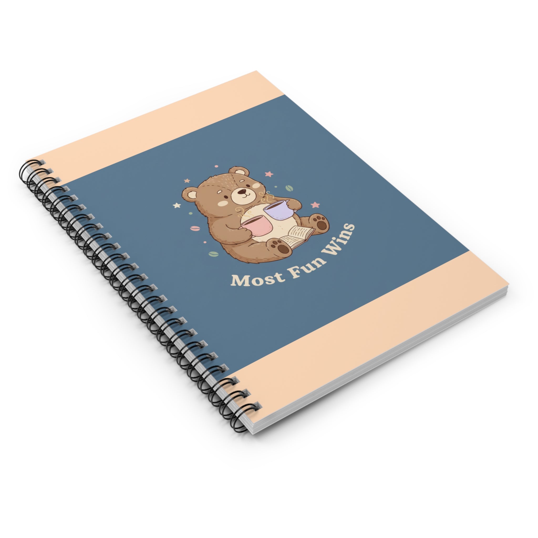 Bear Spiral Notebook – Most Fun Wins