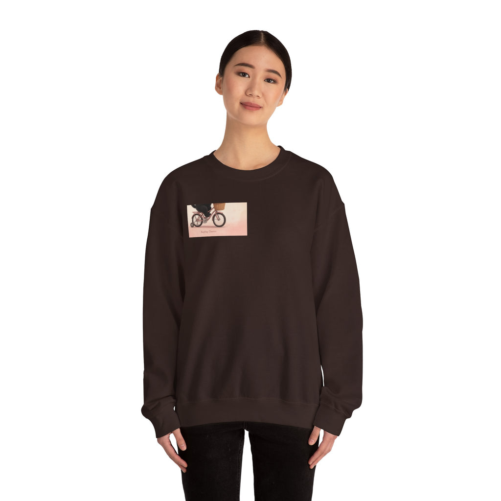 "Life Behind Bars" Black Cat Crewneck | College Girl Gift | Fashion | KayKay Classics