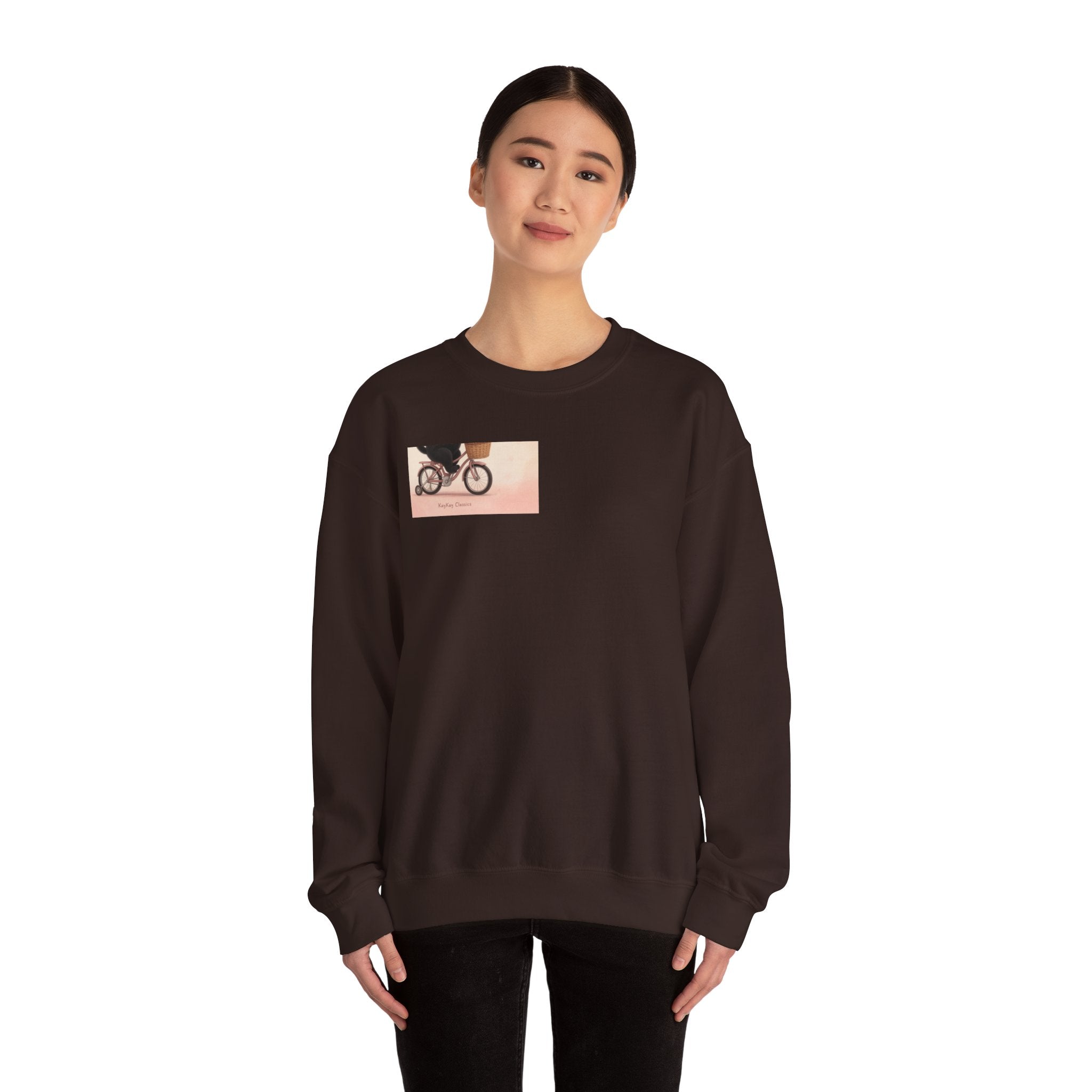 "Life Behind Bars" Black Cat Crewneck | College Girl Gift | Fashion | KayKay Classics