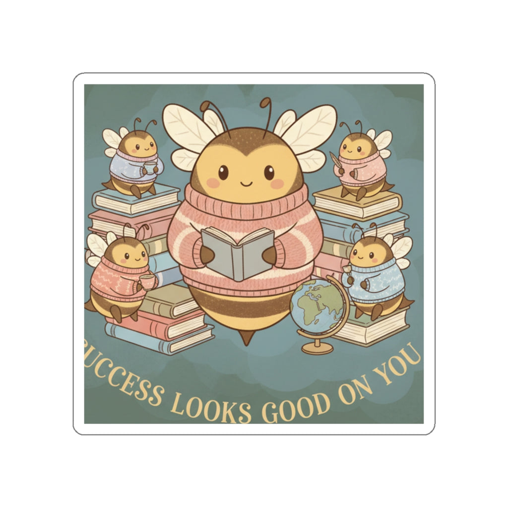 Honeybees Die-Cut Sticker – Success Looks Good on You