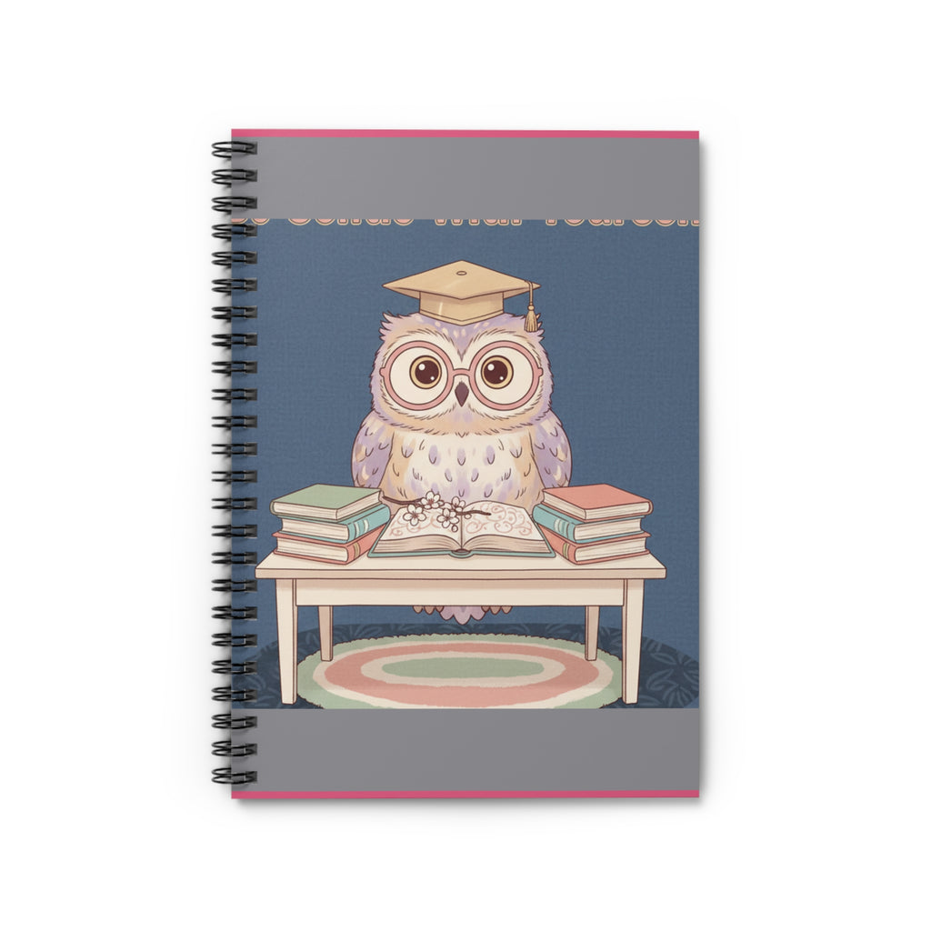 Owl Spiral Notebook – Be Gentle With Yourself