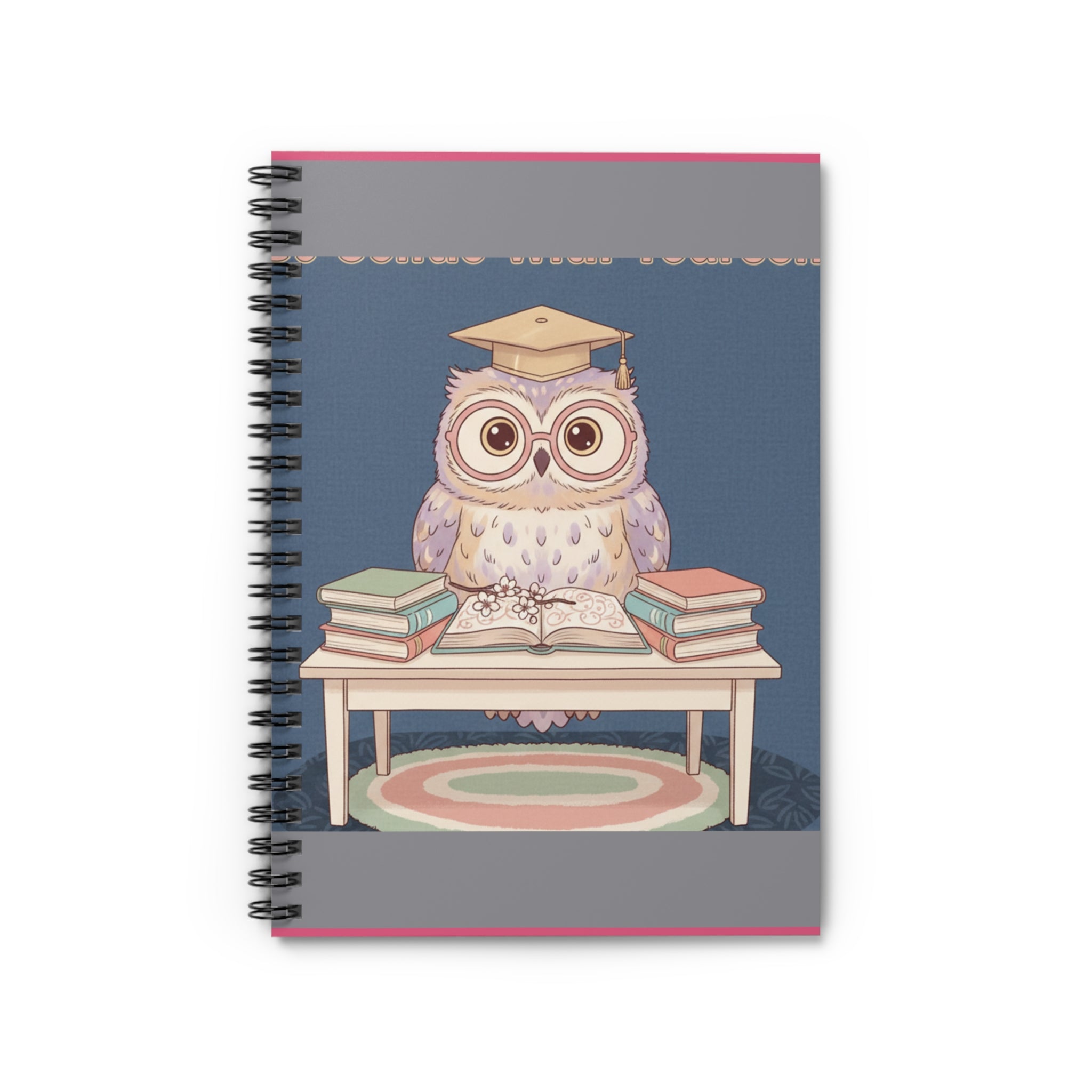 Owl Spiral Notebook – Be Gentle With Yourself