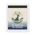 "Mi familia, mi hogar" Black Cat Canvas | College Girl Gift | Fashion | KayKay Classics