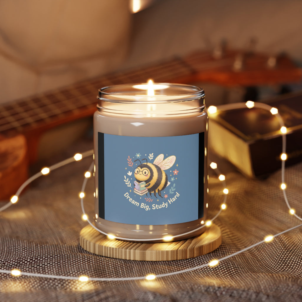 Bee Scented Candle – Dream Big Study Hard