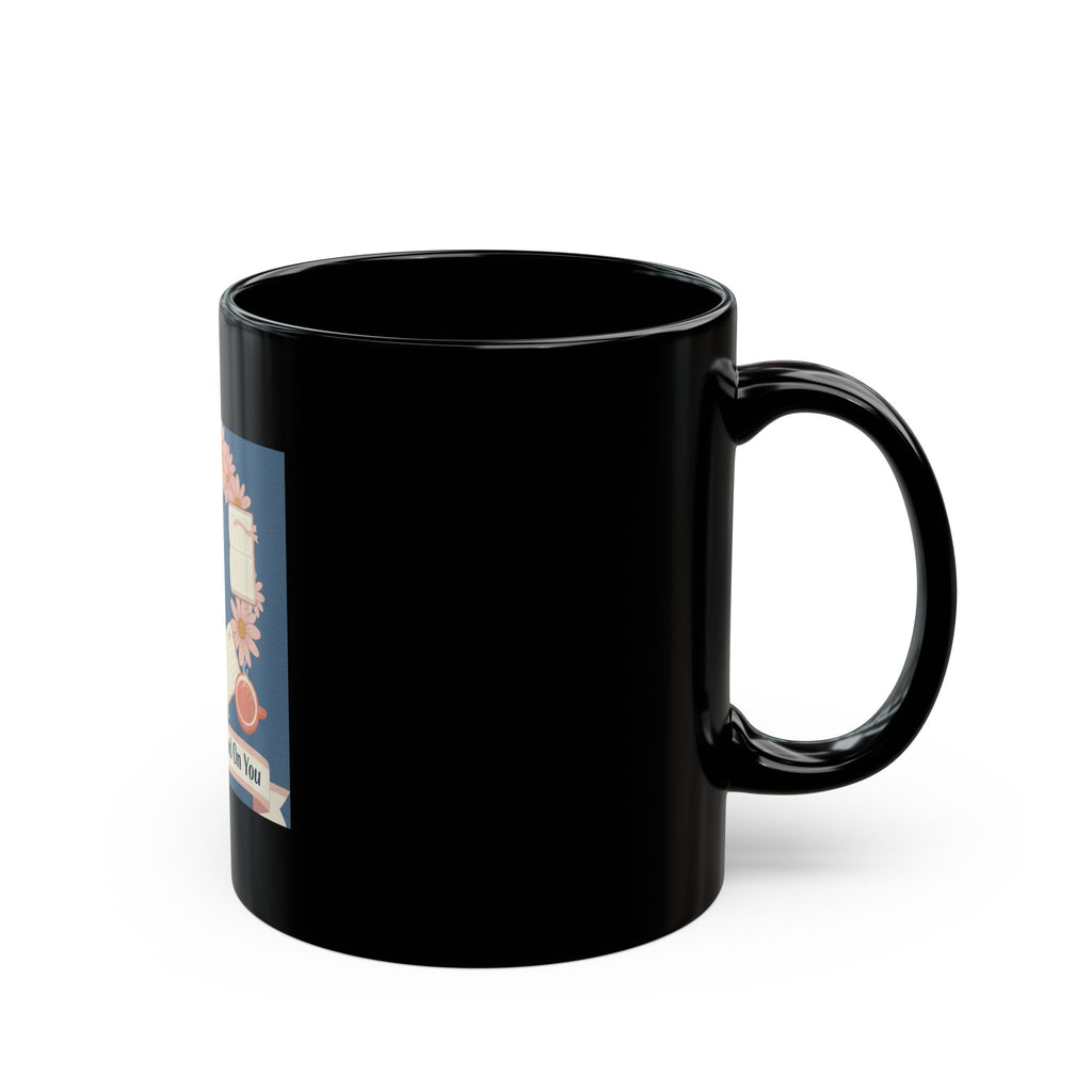 Daisies Black Mug 11oz – Success Looks Good on You