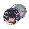 Black Cat Pin Button – Success Looks Good on You Campus Dreams