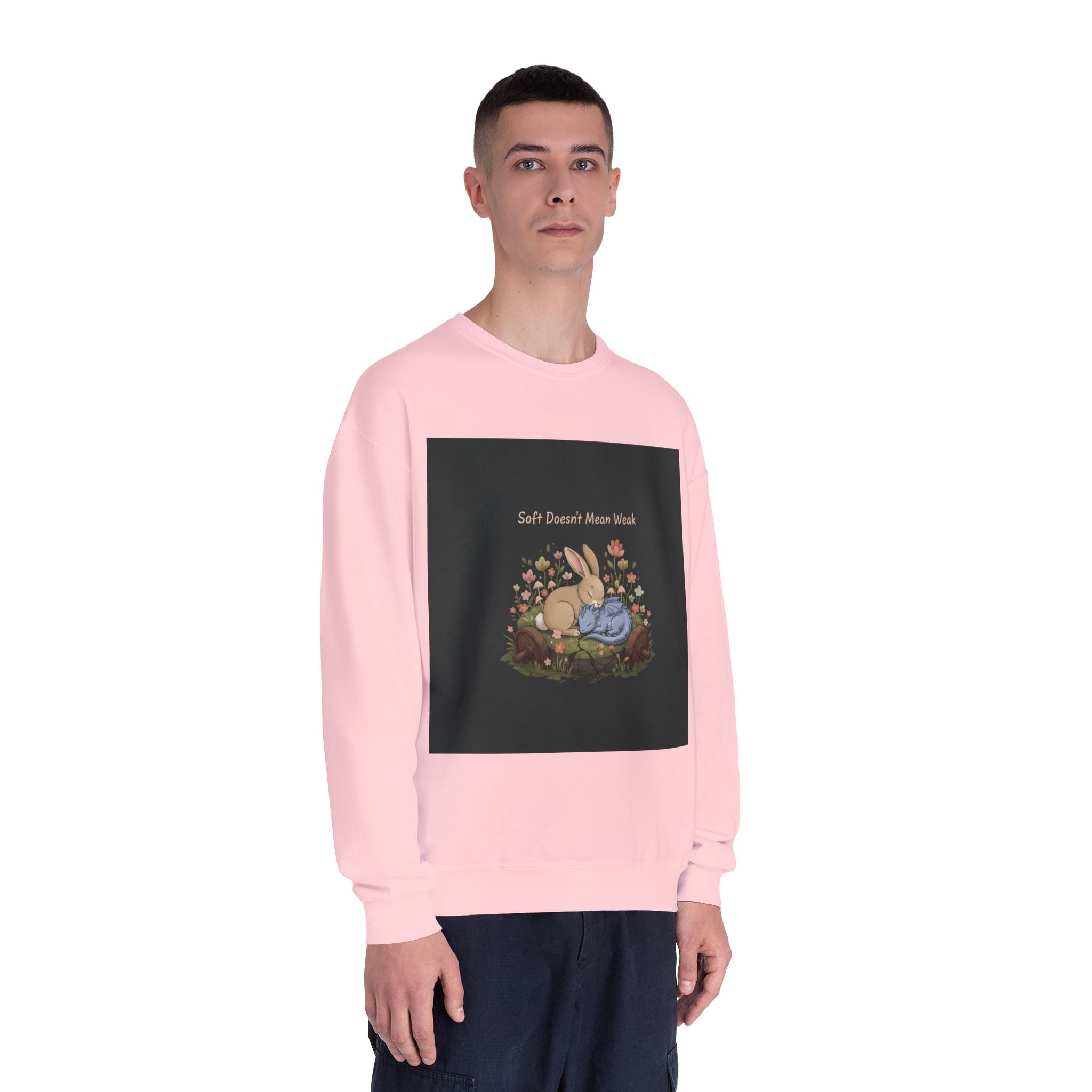 Dragon Crewneck Sweatshirt – Soft Doesnt Mean Weak