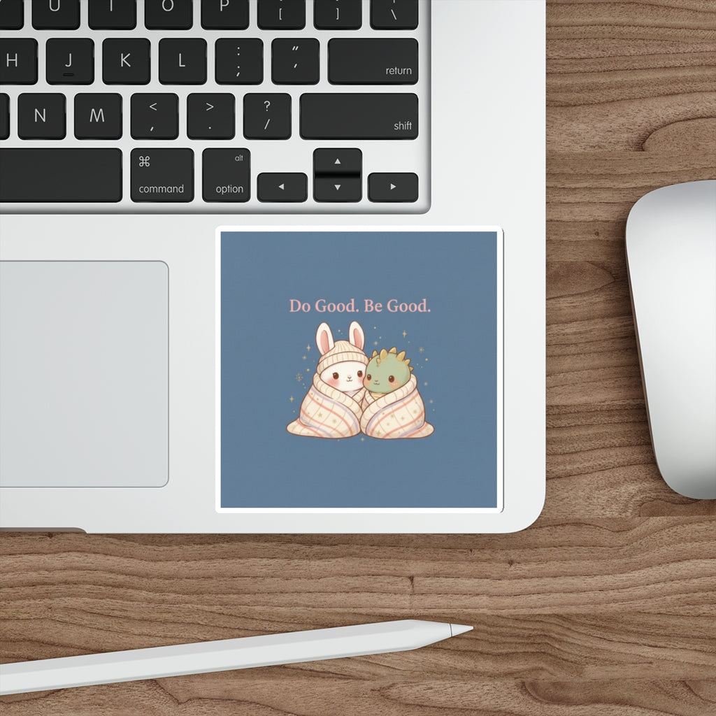 Bunny Die-Cut Sticker – Do Good. Be Good