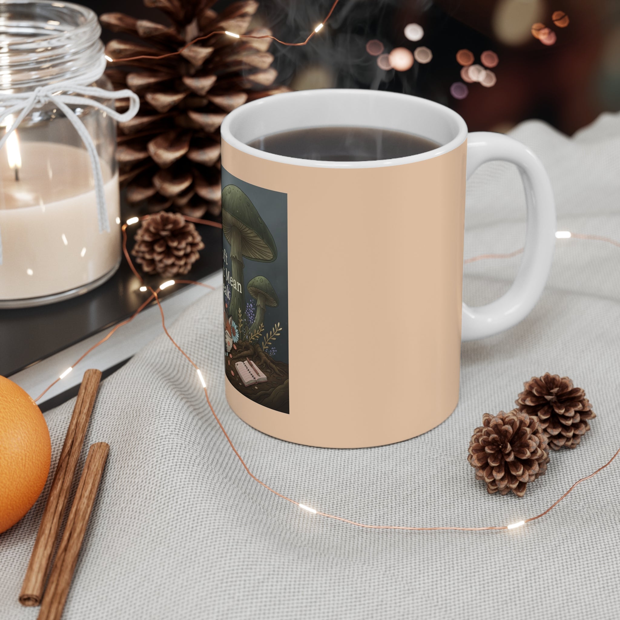 Fox Mug 11oz – Soft Doesnt Mean Weak