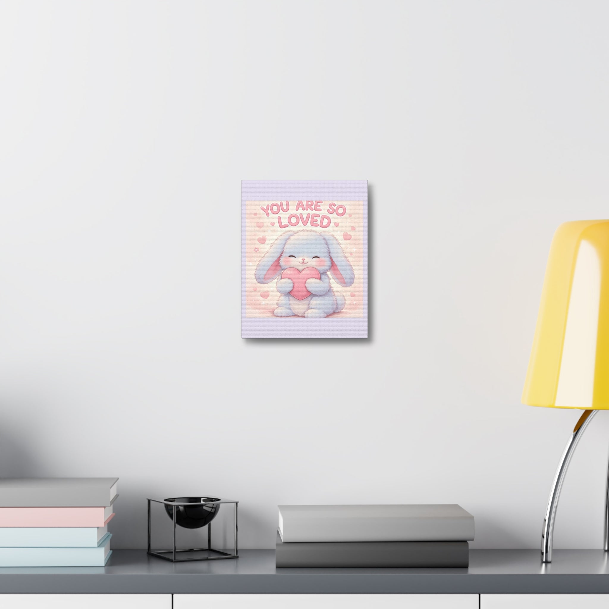 "YOU ARE SO LOVED" Black Cat Canvas | College Girl Gift | Fashion | KayKay Classics