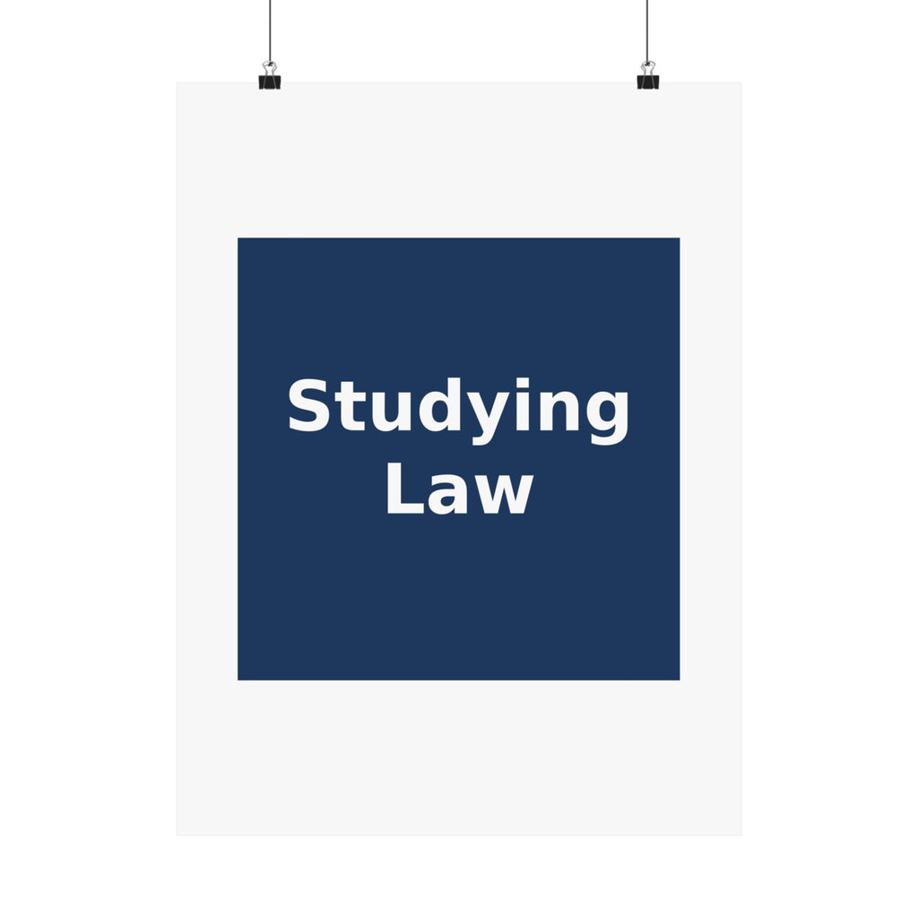 Studying Law - KayKay Poster