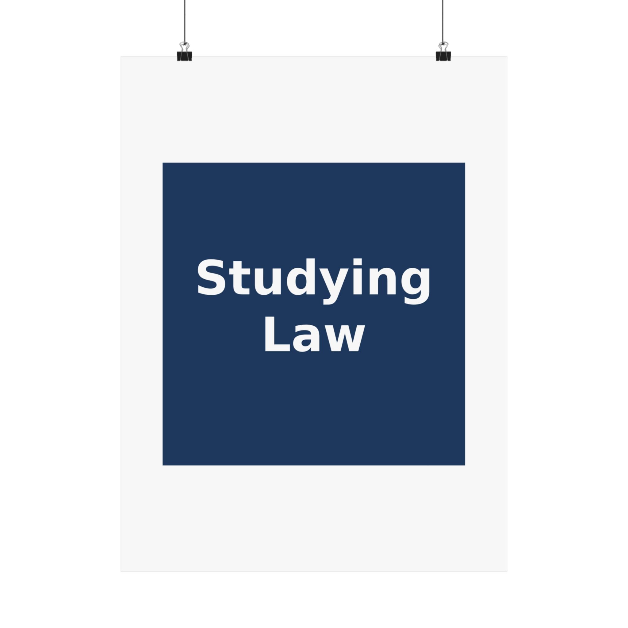 Studying Law - KayKay Poster