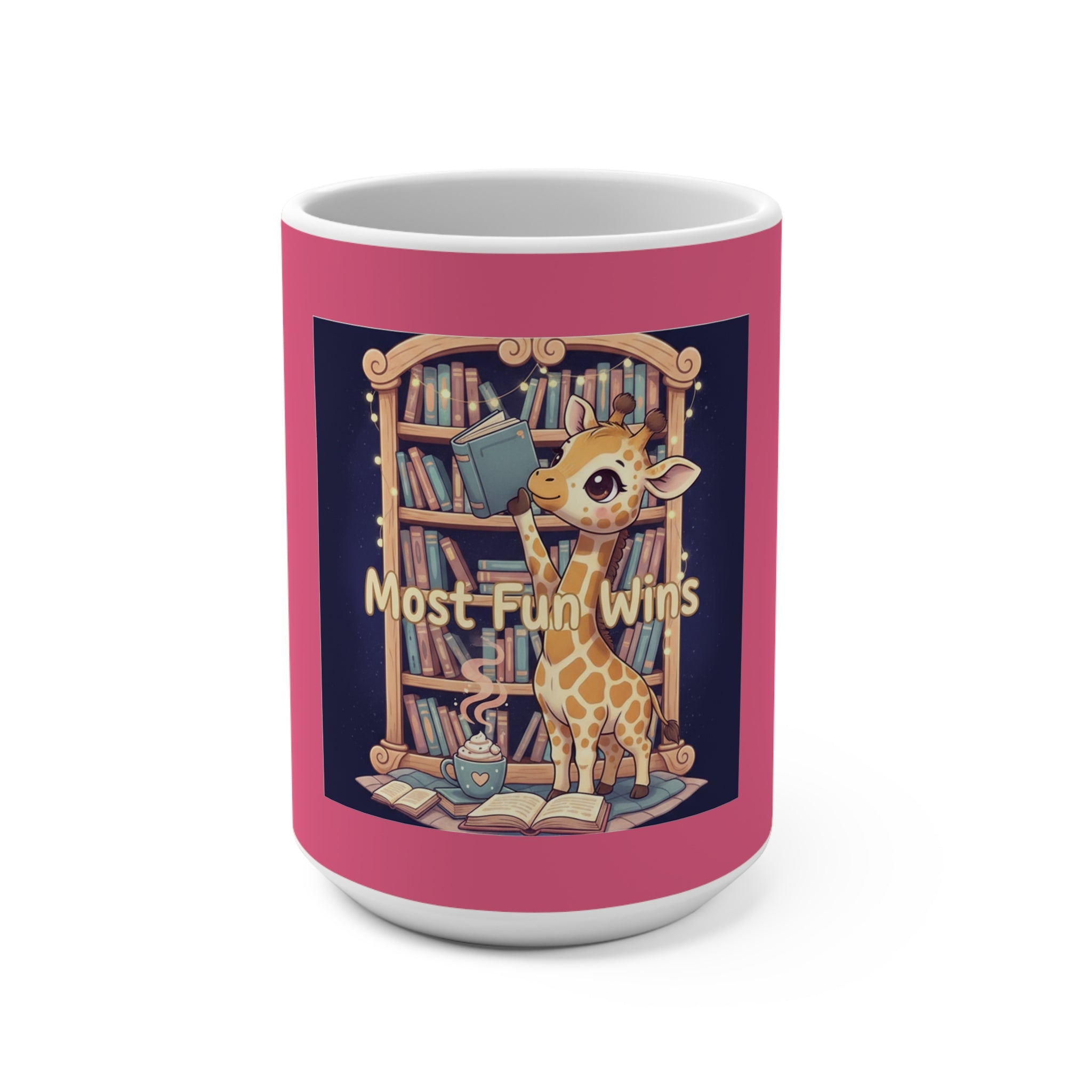 Giraffe Mug 15oz – Most Fun Wins