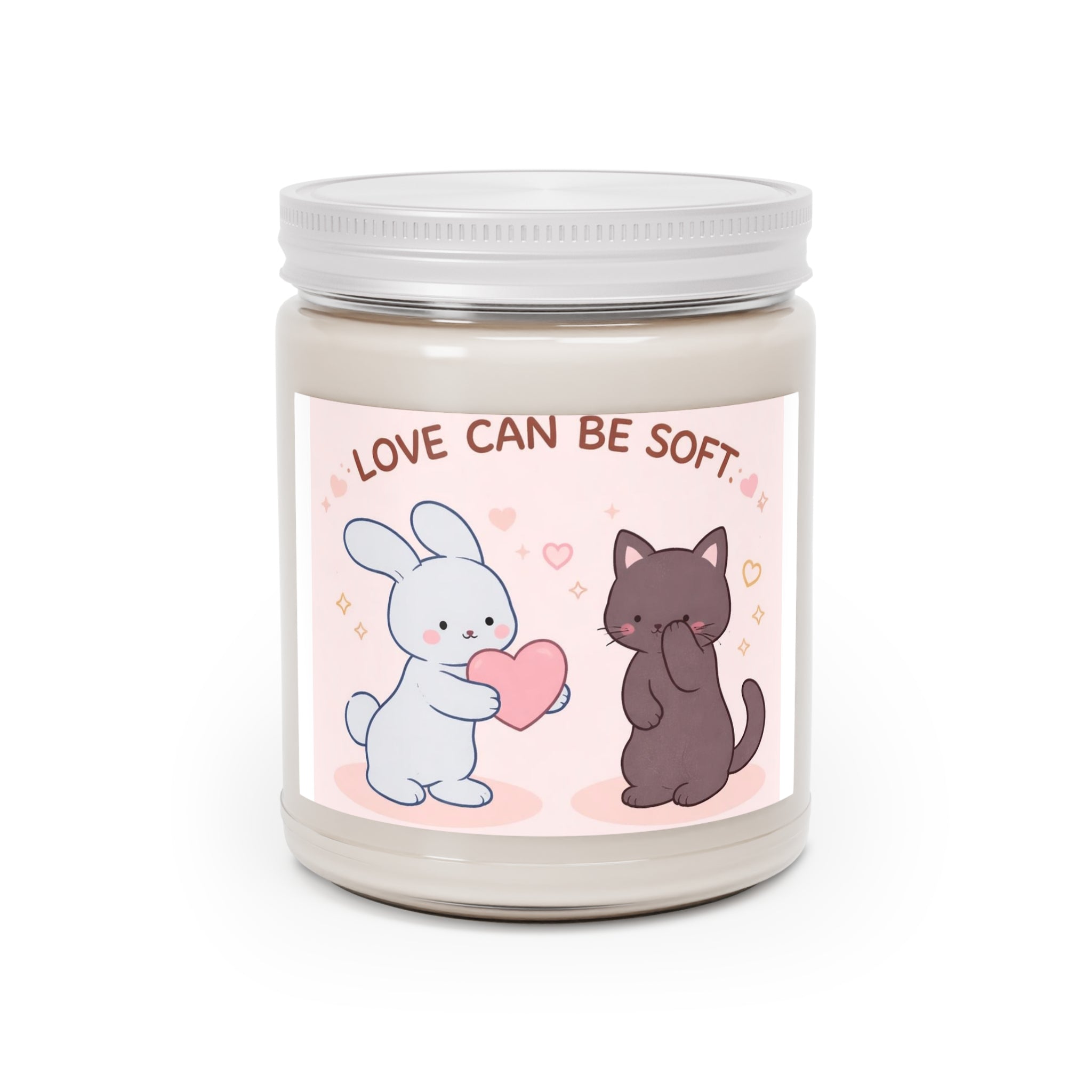 LOVE CAN BE SOFT Rabbit, cat Scented Candle