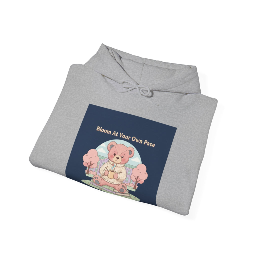 Bear Hoodie – Bloom at Your Own Pace