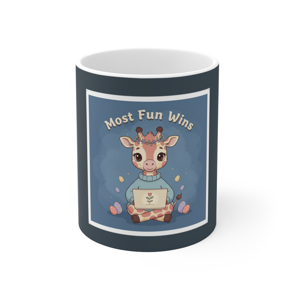 Giraffe Mug 11oz – Most Fun Wins