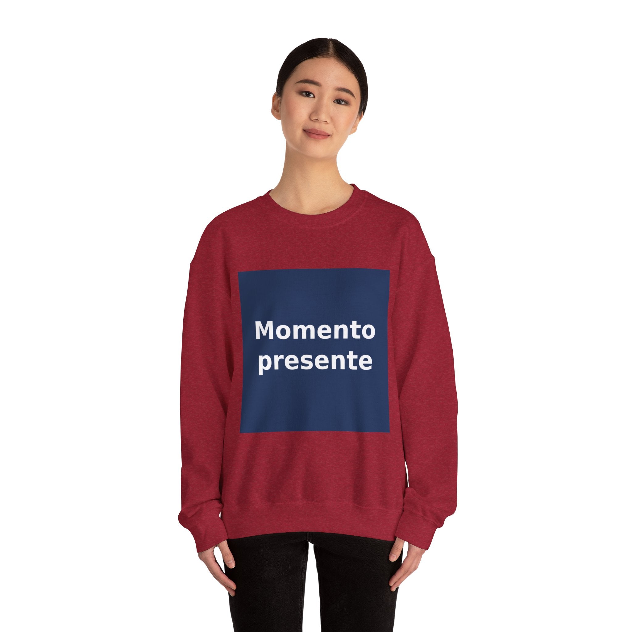 "Momento presente" Black Cat Crewneck | College Girl Gift | Fashion | KayKay Classics