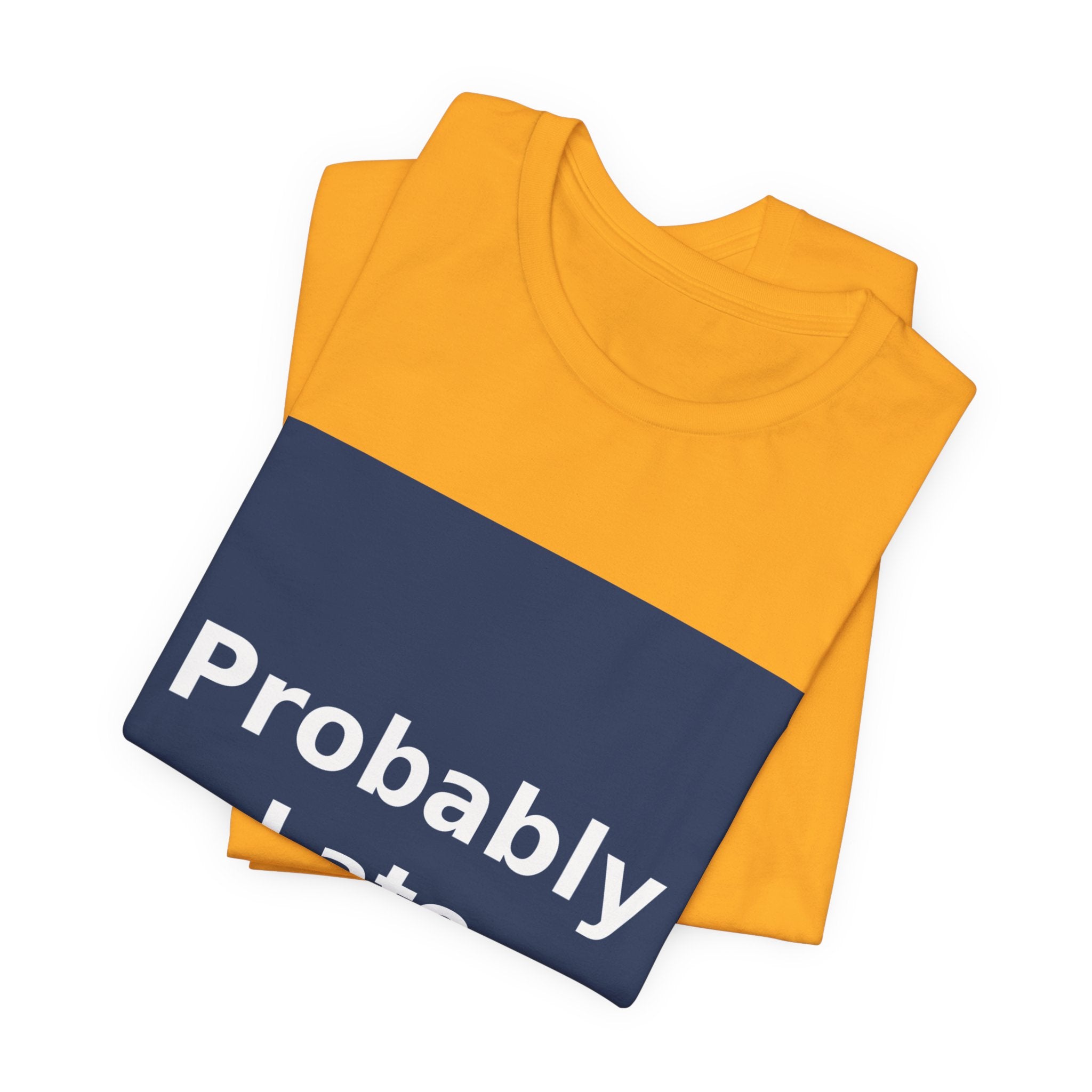 "Probably Late" Black Cat Women Tee | College Girl Gift | Fashion | KayKay Classics