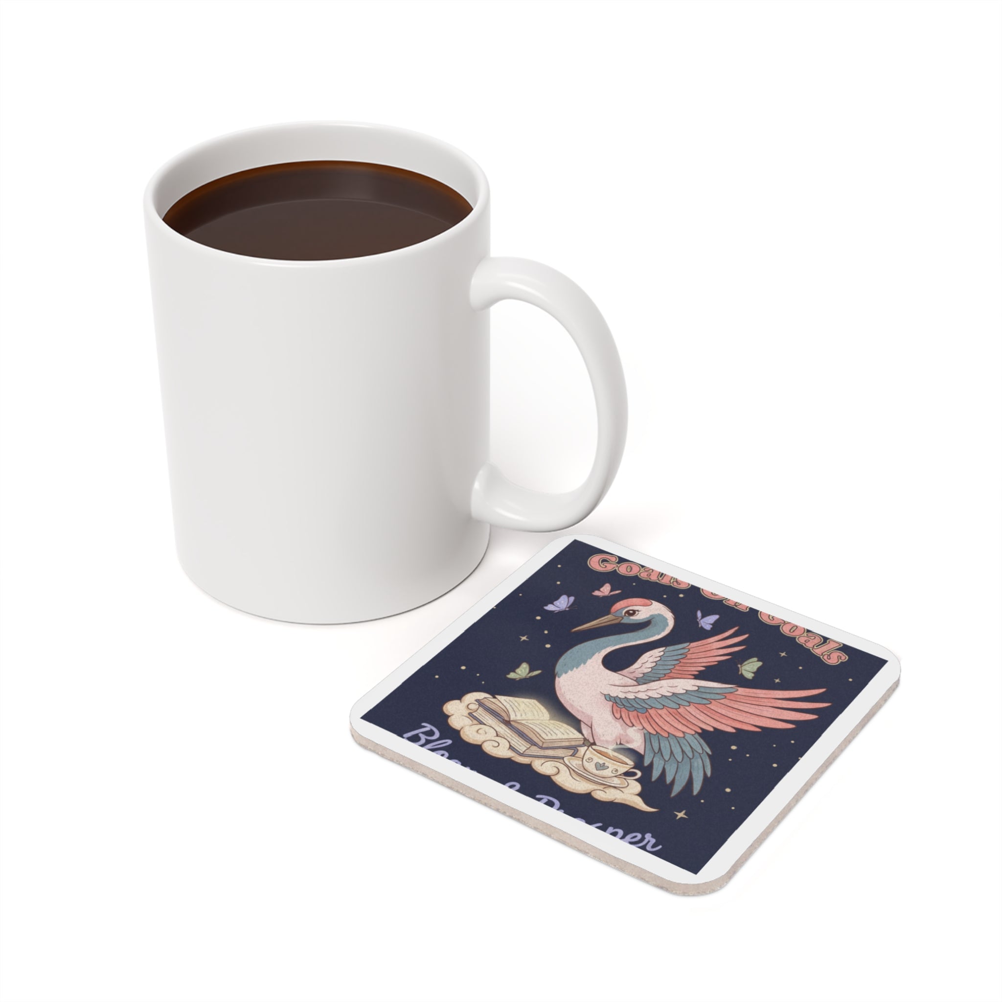 Crane Cork Coaster – Goals on Goals Bloom Prosper