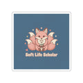 Kitsune Die-Cut Sticker – Soft Life Scholar