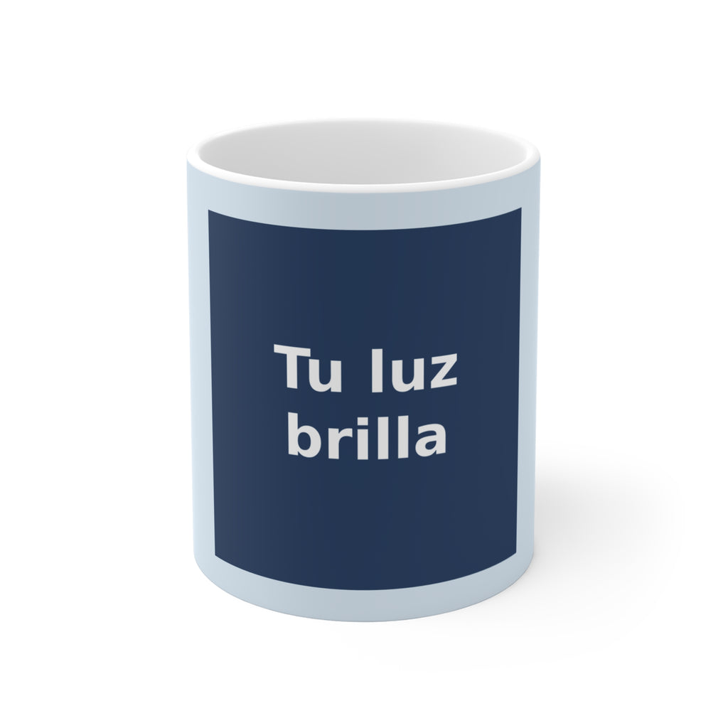 "Tu luz brilla" Black Cat Mug | College Girl Gift | Fashion | KayKay Classics