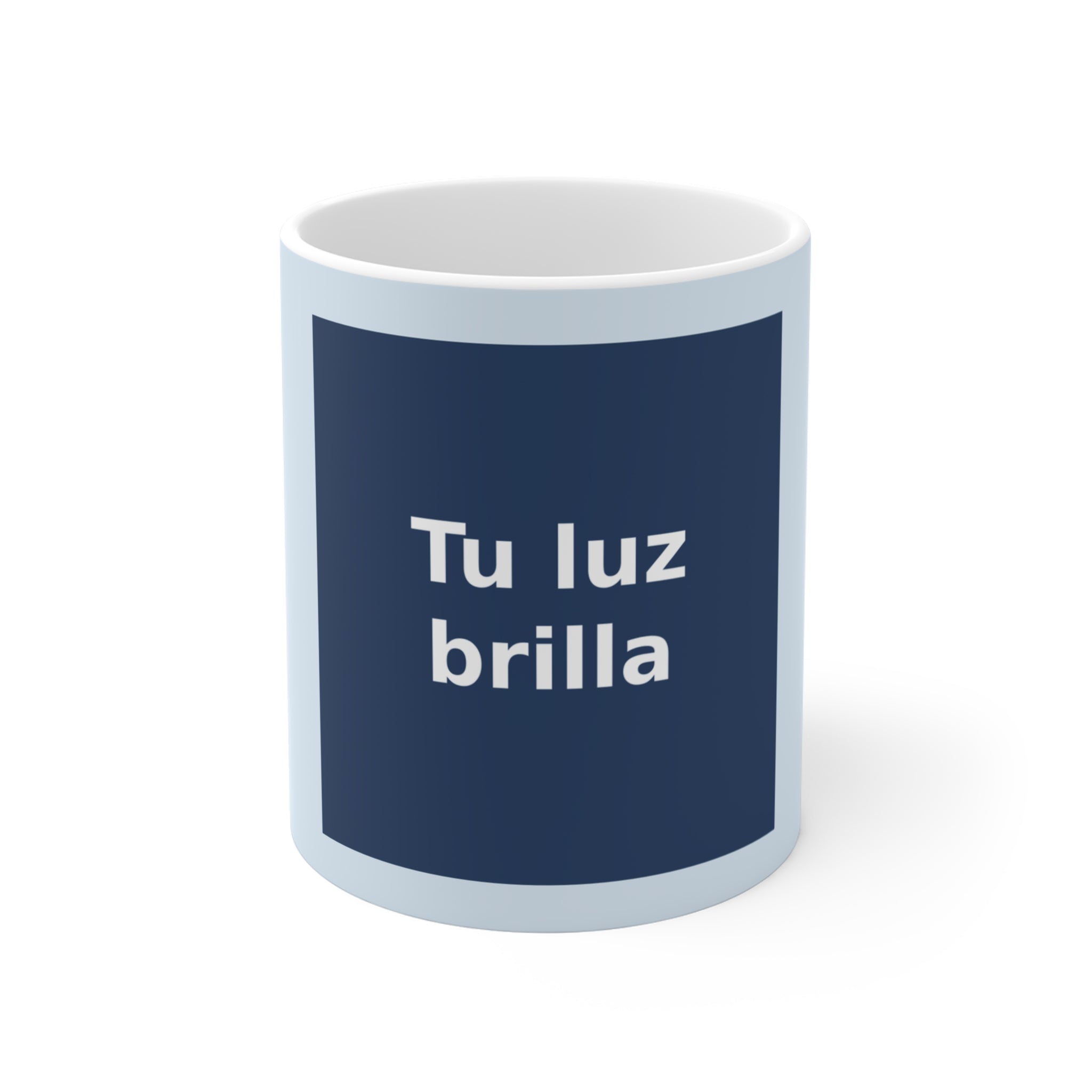 "Tu luz brilla" Black Cat Mug | College Girl Gift | Fashion | KayKay Classics