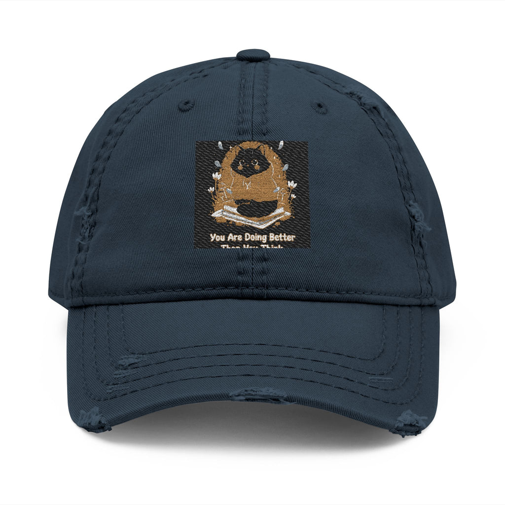 Black Cat Dad Hat – You Are Doing Better Than You Think