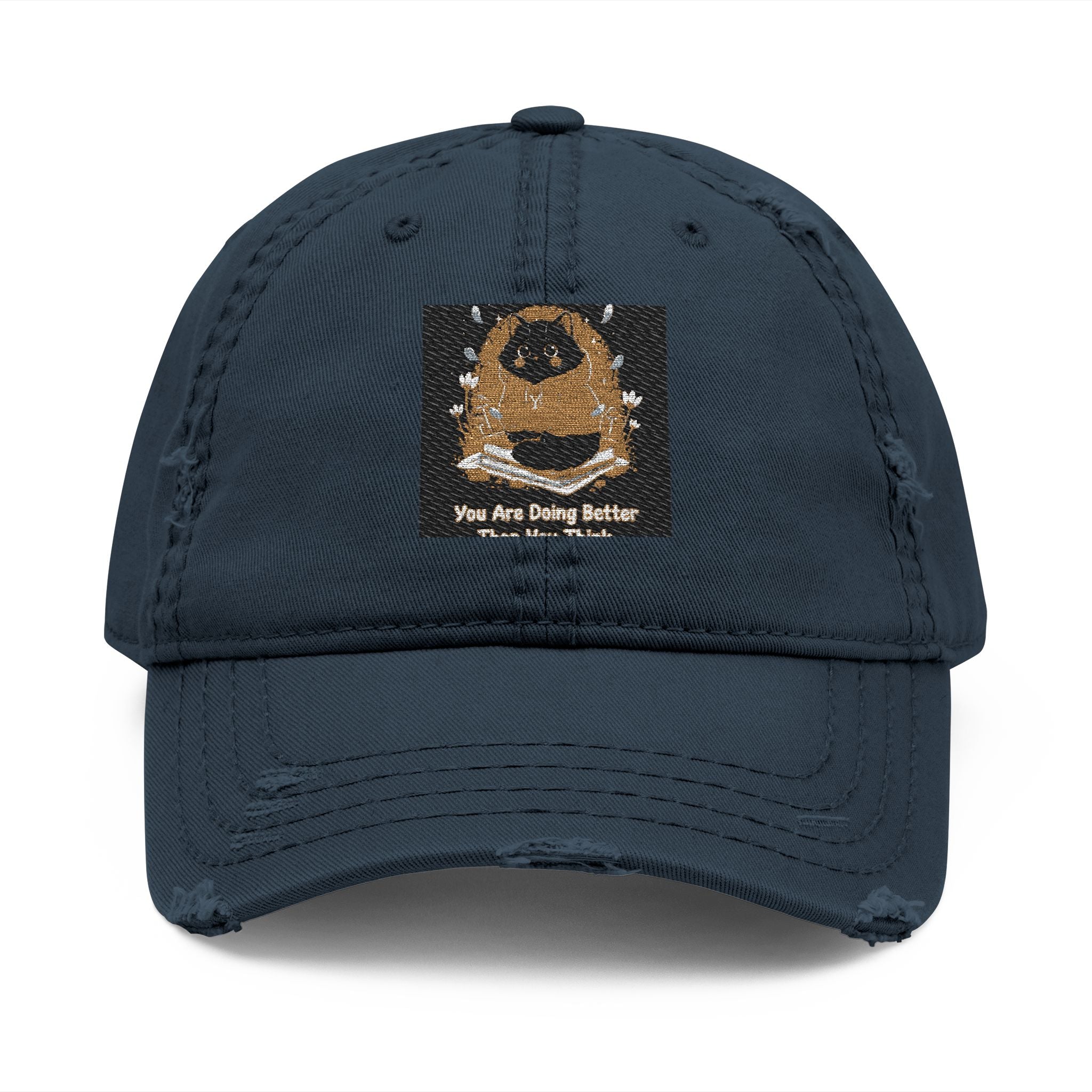 Black Cat Dad Hat – You Are Doing Better Than You Think