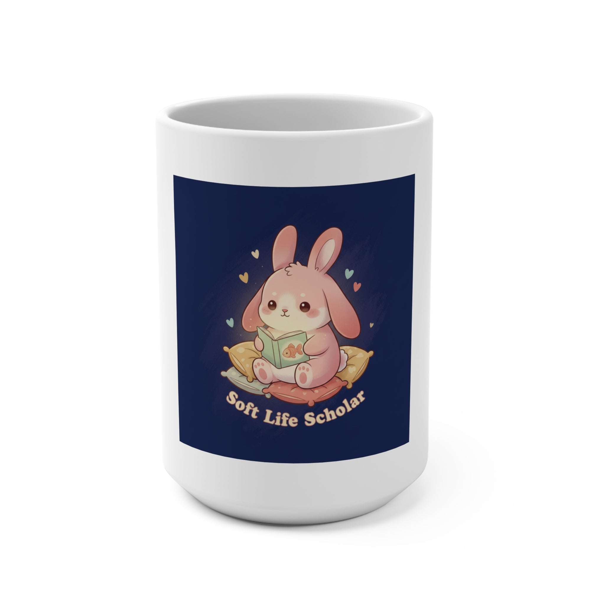 Bunny Mug 15oz – Soft Life Scholar