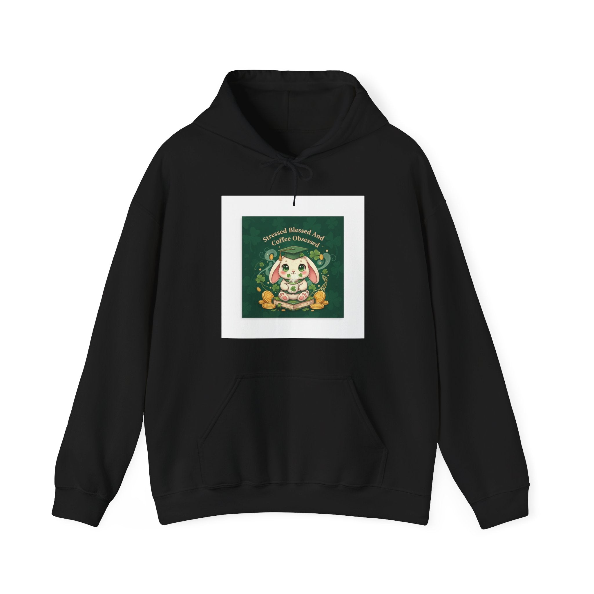 Rabbit Hoodie – Stressed Blessed and Coffee Obsessed