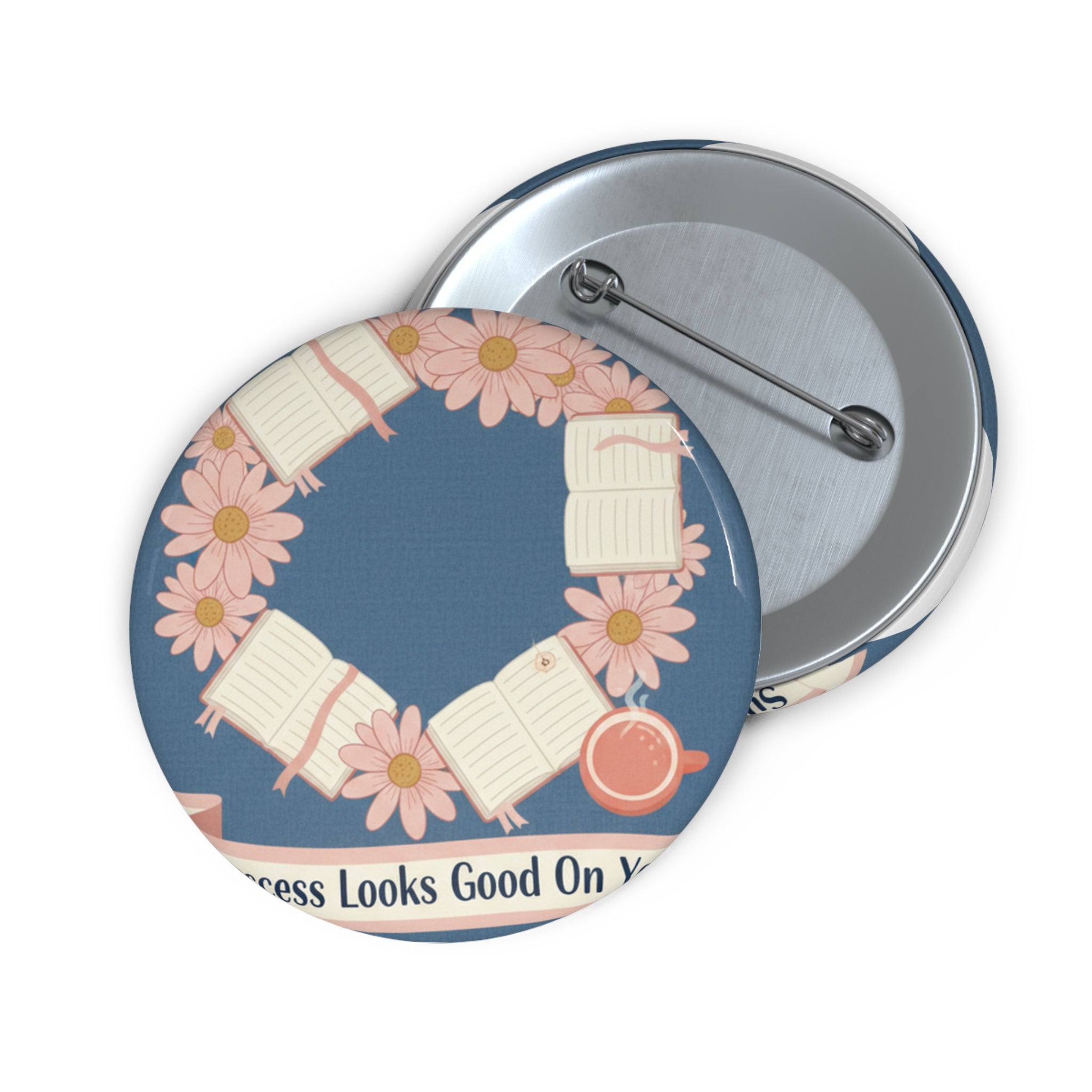 Daisies Pin Button – Success Looks Good on You