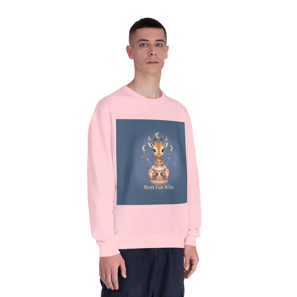 Giraffe Crewneck Sweatshirt – Most Fun Wins