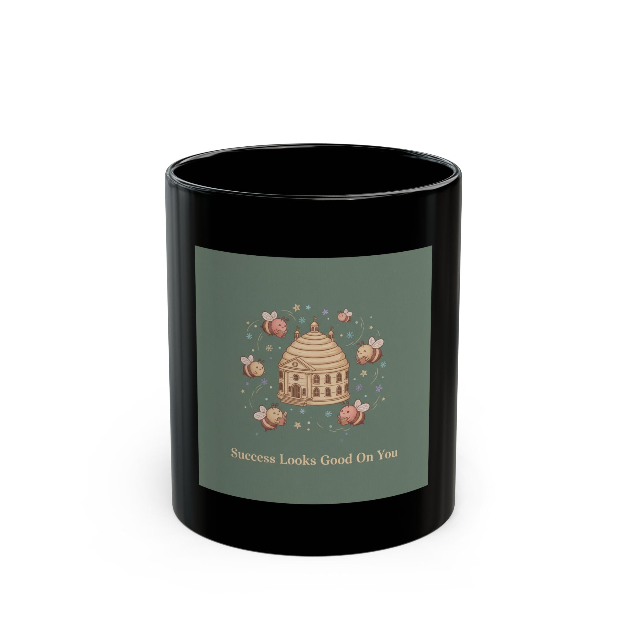 Success Looks Good On You Bee Black Mug 11oz