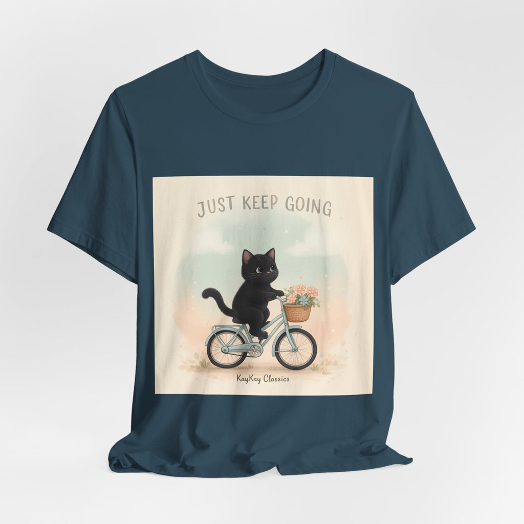 "Design" Black Cat Women Tee | College Girl Gift | Fashion | KayKay Classics