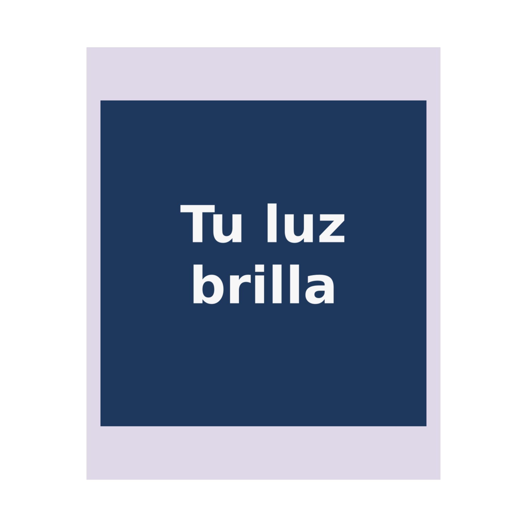 "Tu luz brilla" Black Cat Poster | Trendy Gift for Her | Lifestyle | KayKay Classics