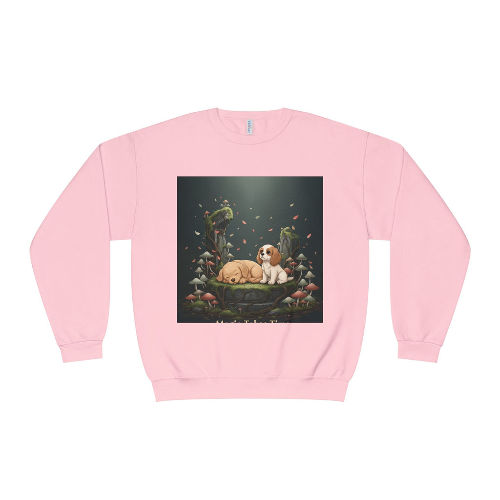 Puppies Crewneck Sweatshirt – Magic Takes Time