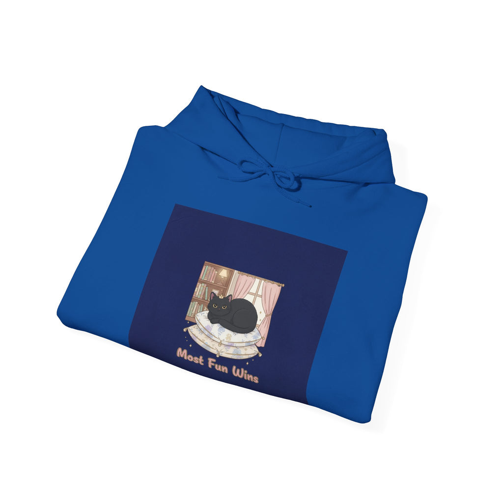 Black Cat Hoodie – Most Fun Wins