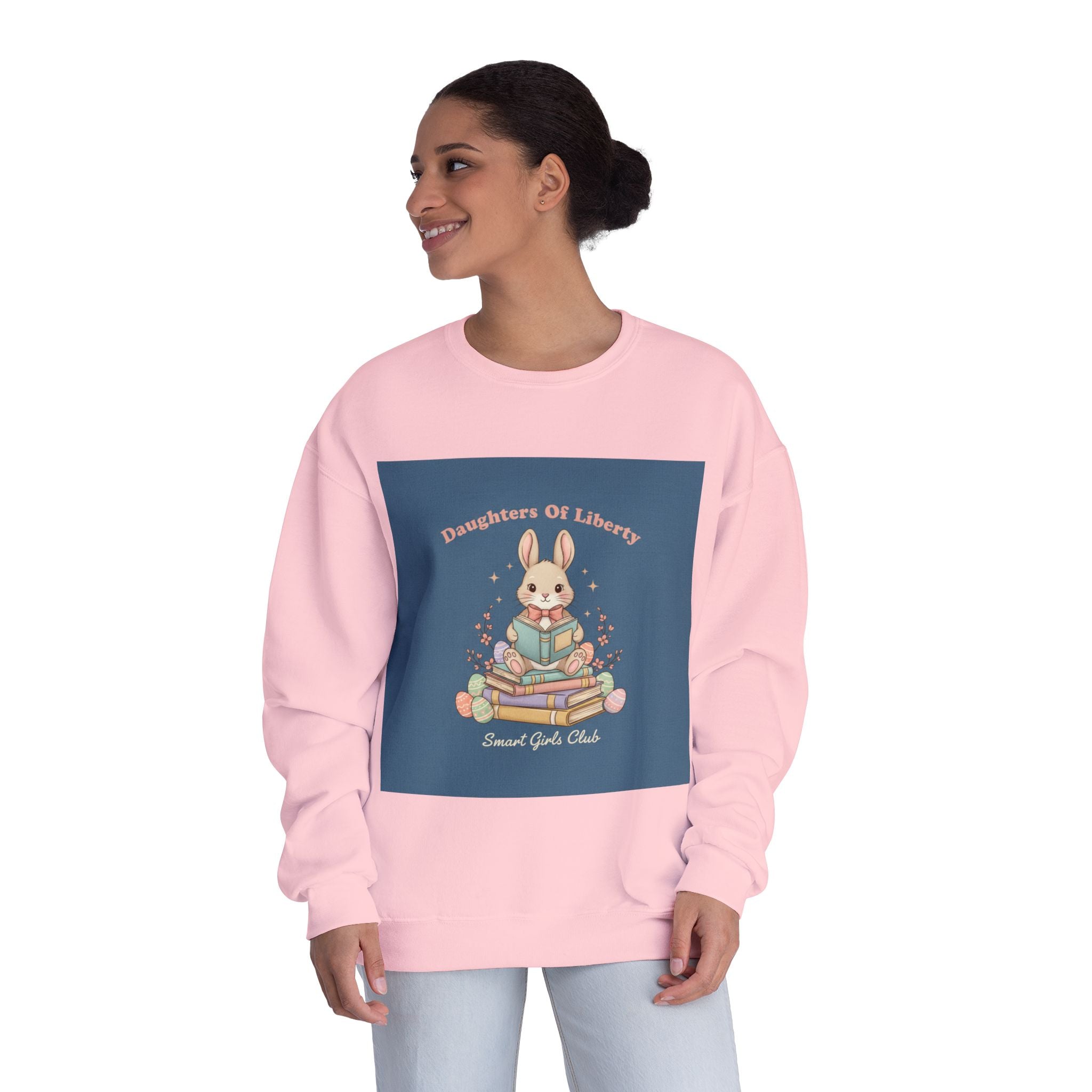 Bunny Crewneck Sweatshirt – Daughters of Liberty Smart Girls Club
