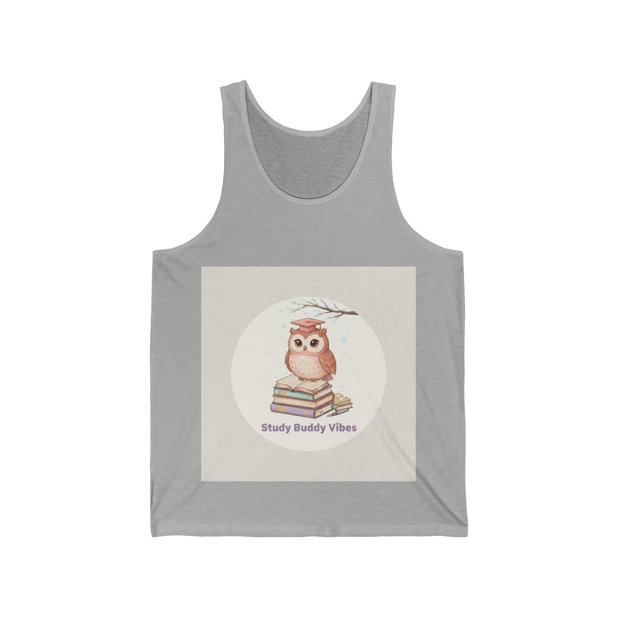 Study Buddy Vibes Owl Tank Top