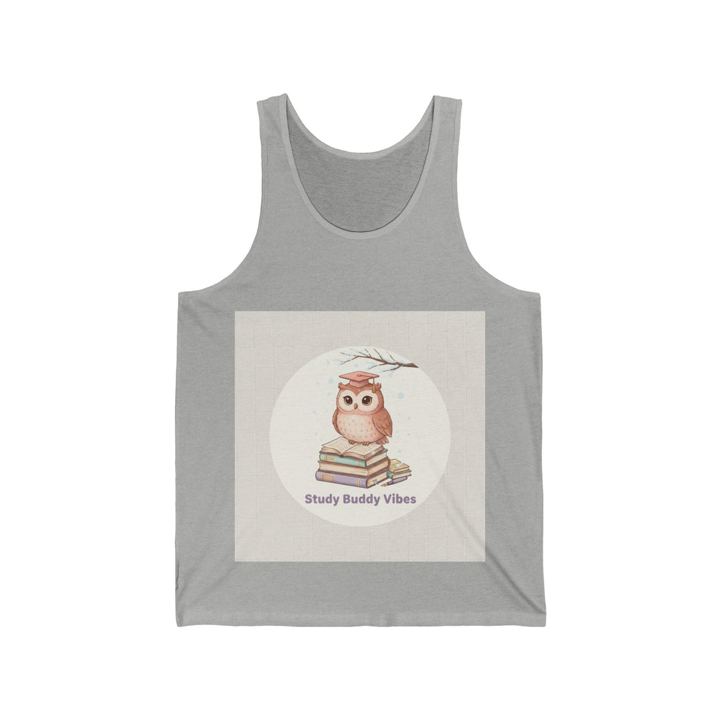 Study Buddy Vibes Owl Tank Top
