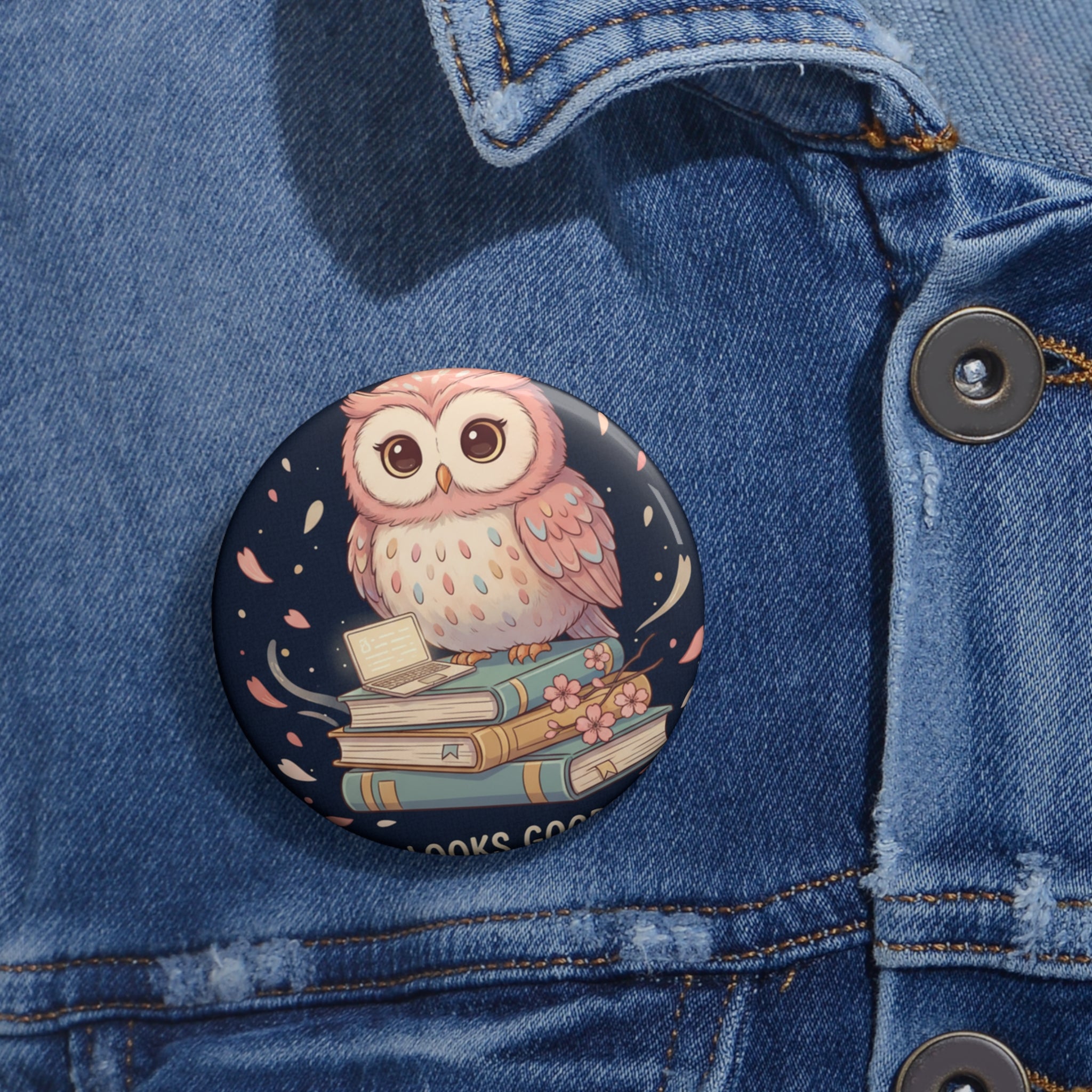 Owl Pin Button – Success Looks Good on You