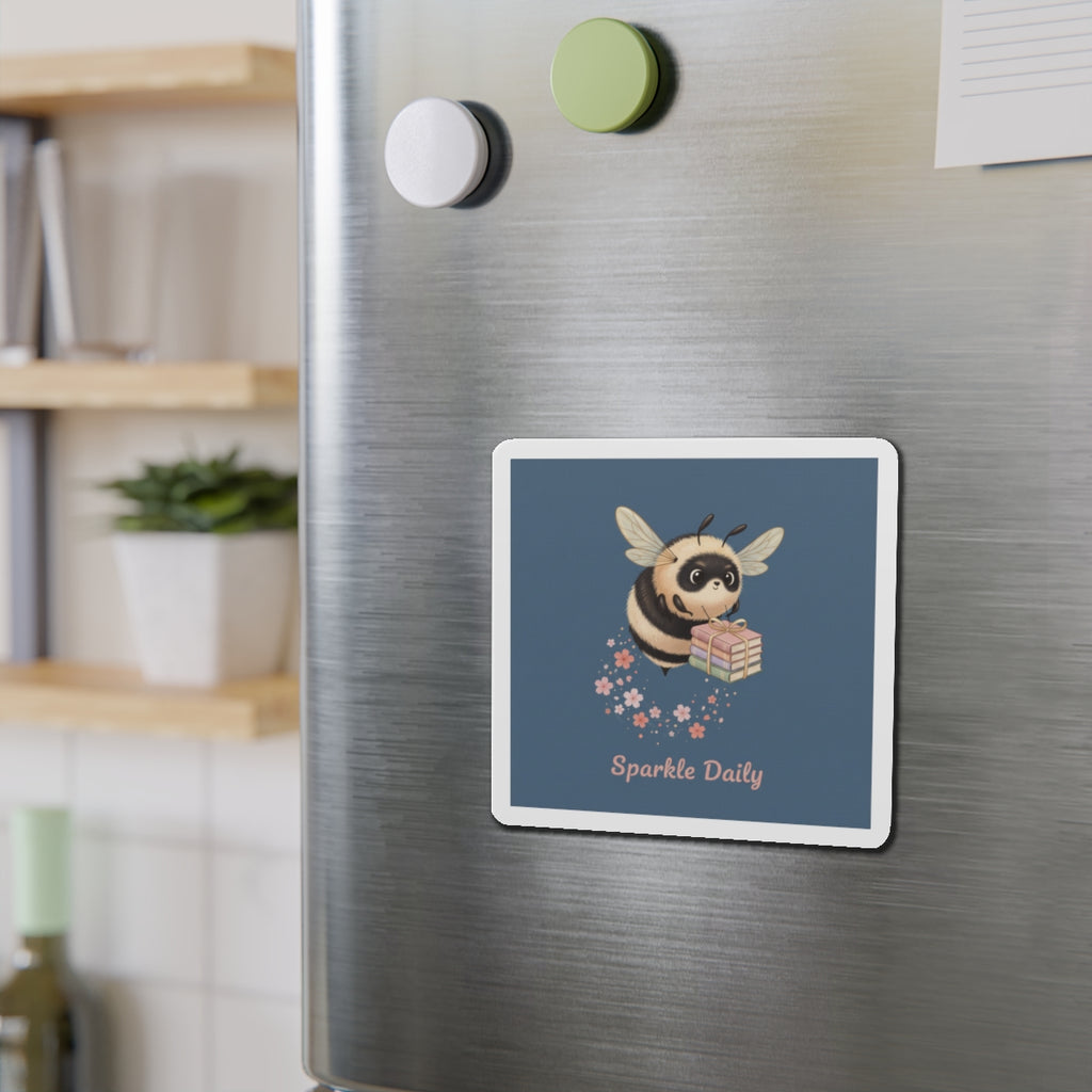 Bee Die-Cut Magnet – Sparkle Daily